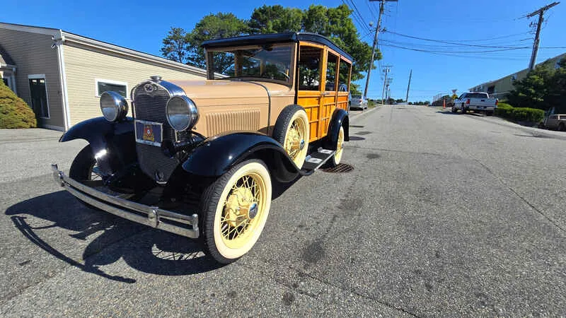 Vintage 1930 Ford Model A Woody station wagon safely transported from Cape Cod Massachusetts to South Carolina