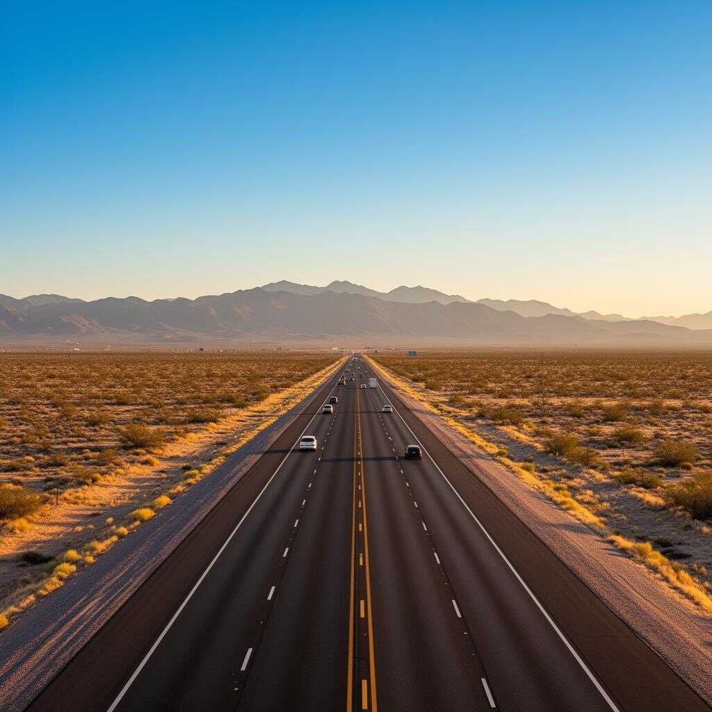 Buckeye Arizona far West Valley desert highway for long-haul car shipping routes to California