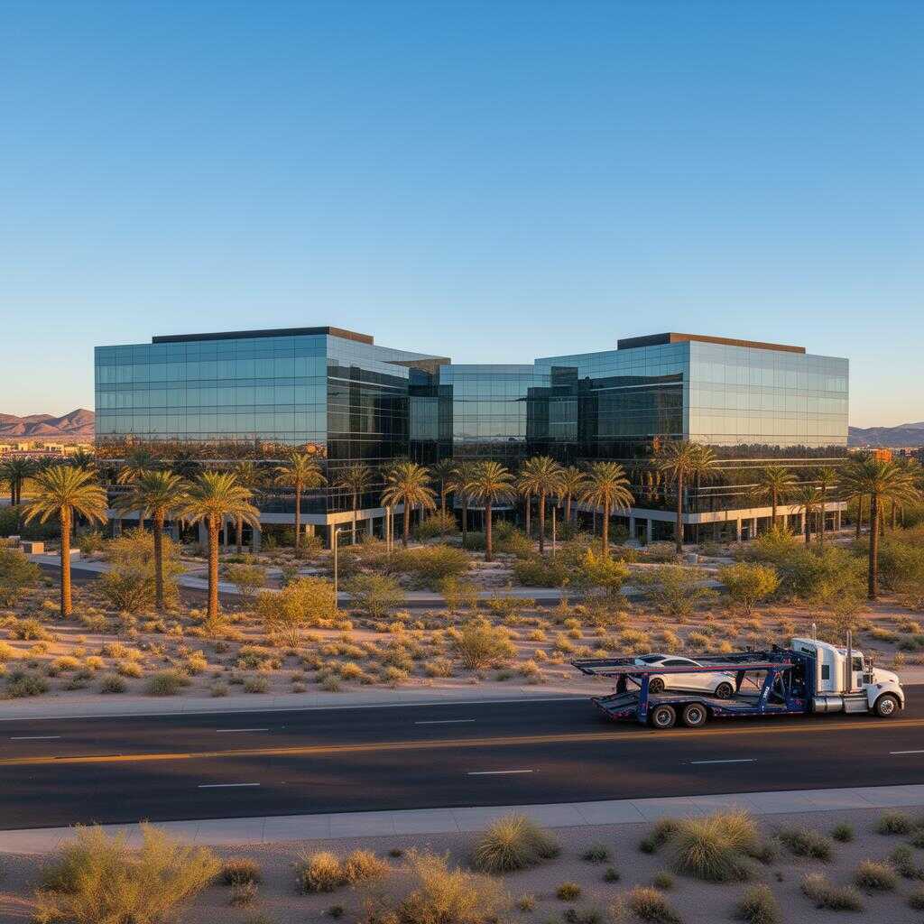 Chandler Arizona tech corridor corporate campus with auto transport for employee relocations