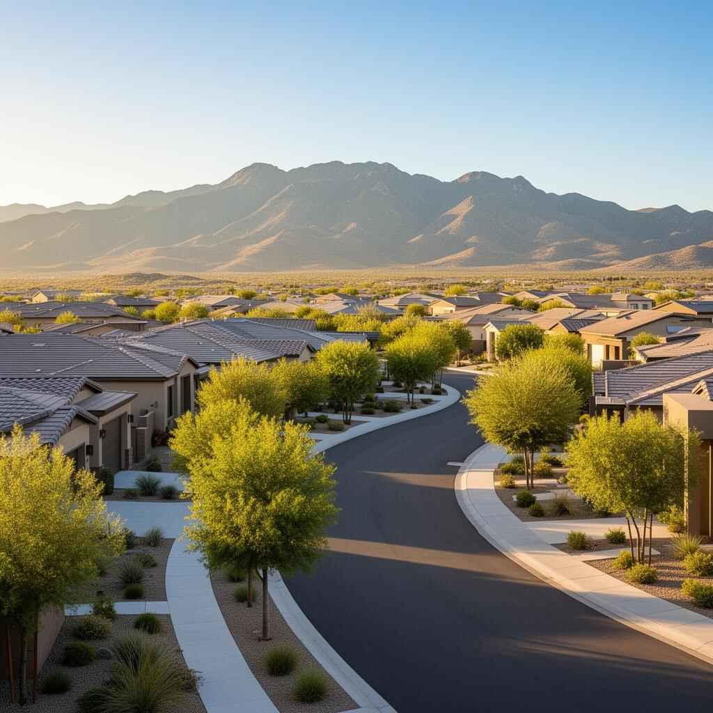 Gilbert Arizona master-planned community neighborhood for door-to-door car shipping service