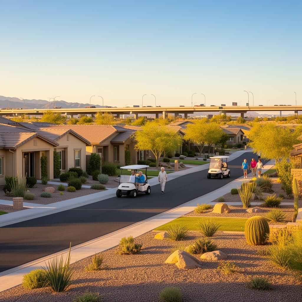 Sun City West Arizona retirement community with reliable snowbird auto transport service